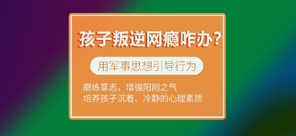 戒网瘾叛逆图片