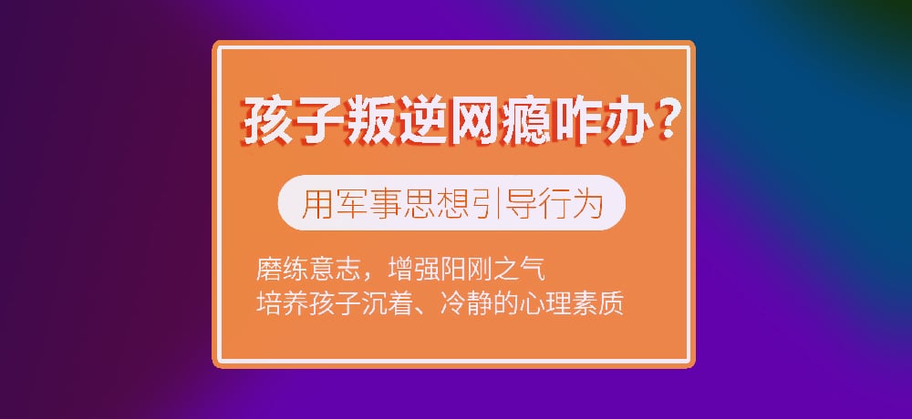 戒网瘾叛逆图片