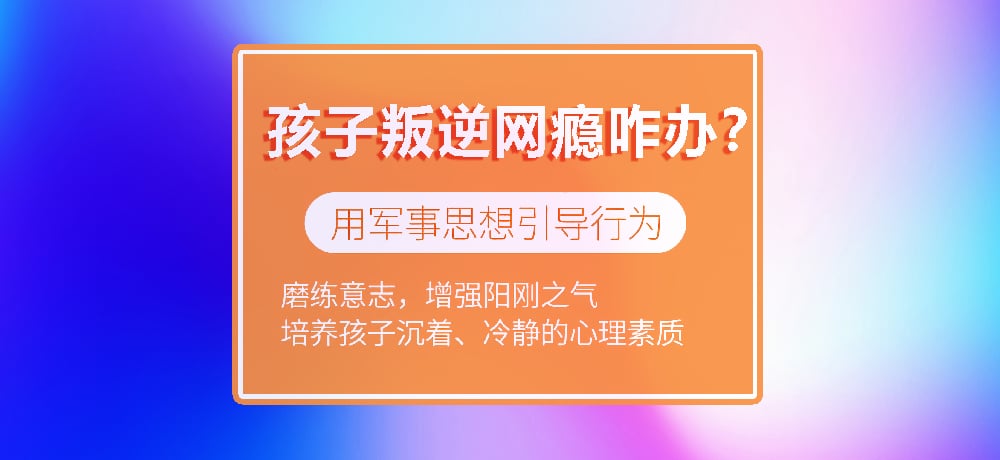 戒网瘾叛逆图片