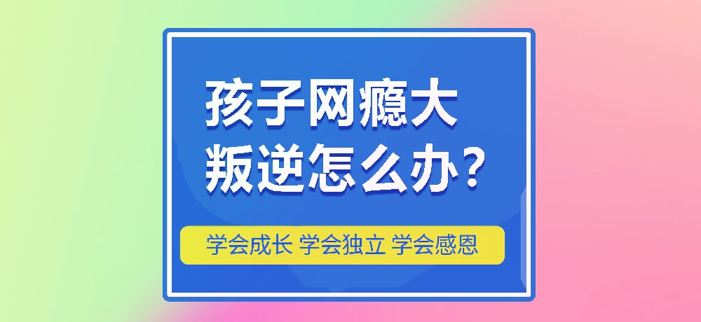 戒网瘾叛逆图片