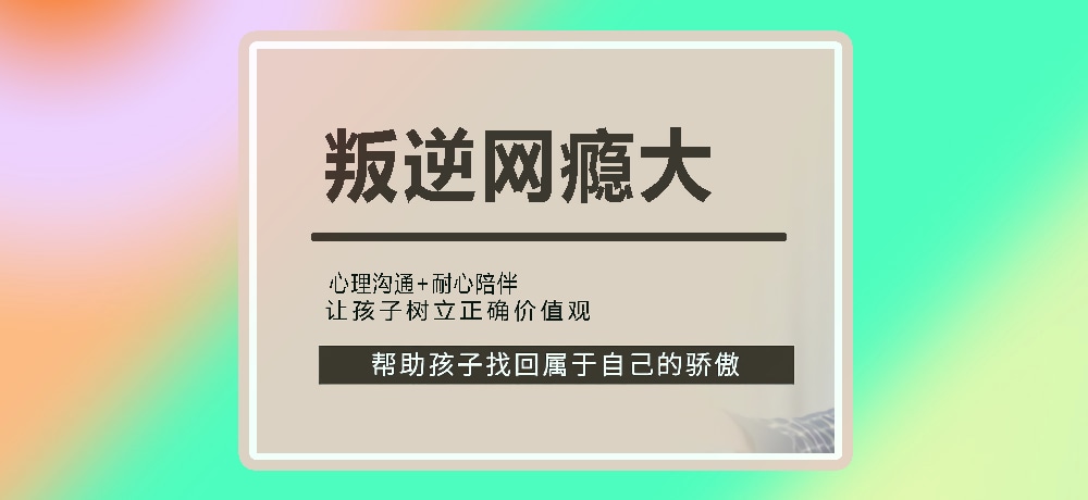 戒网瘾叛逆图片