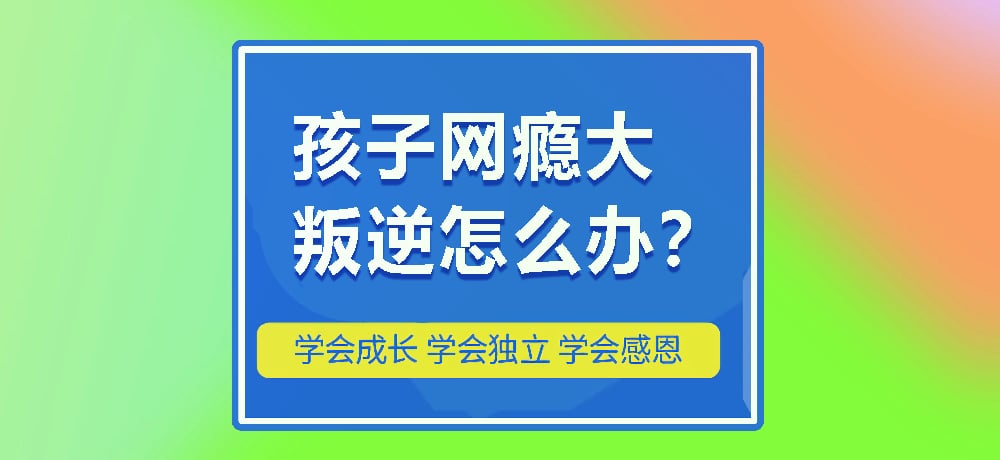 戒网瘾叛逆图片