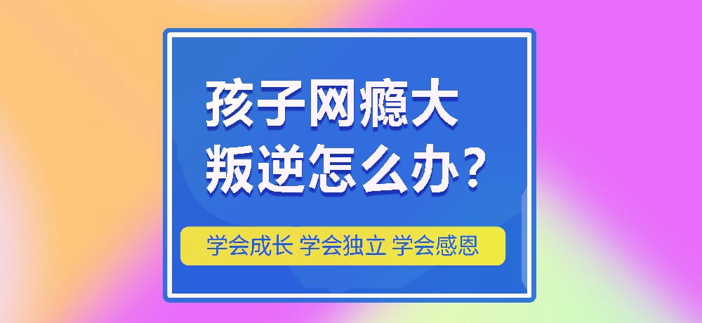 戒网瘾叛逆图片