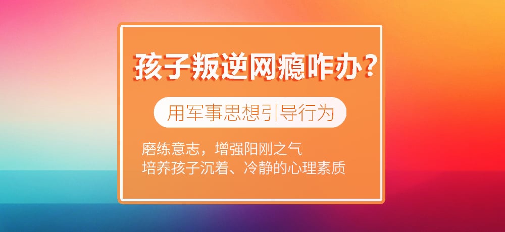 戒网瘾叛逆图片