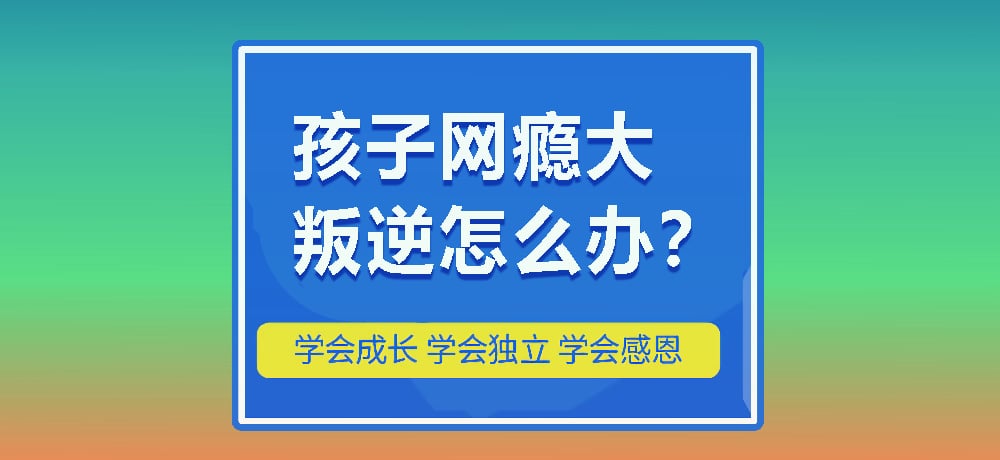 戒网瘾叛逆图片