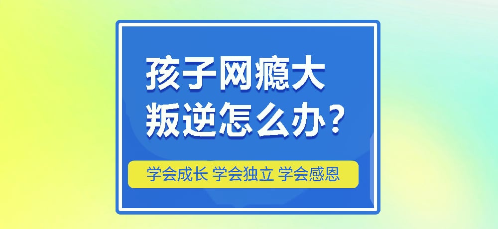 戒网瘾叛逆图片