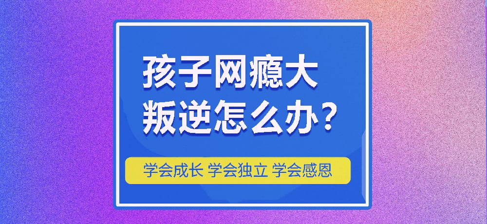 戒网瘾叛逆图片