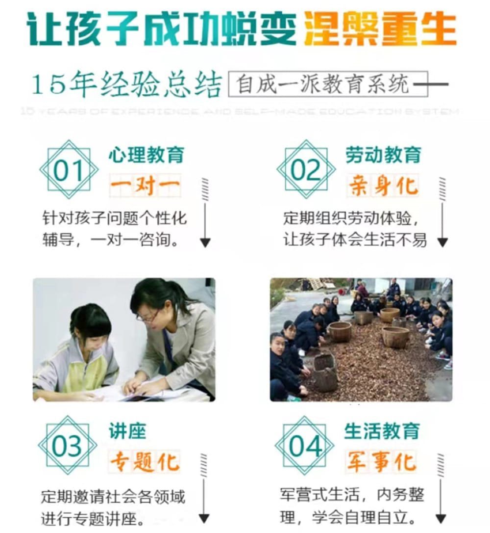 叛逆戒网瘾学校照片