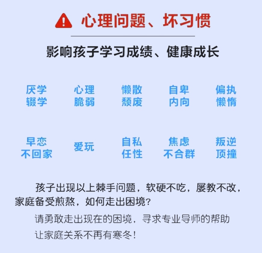 叛逆特训学校优势