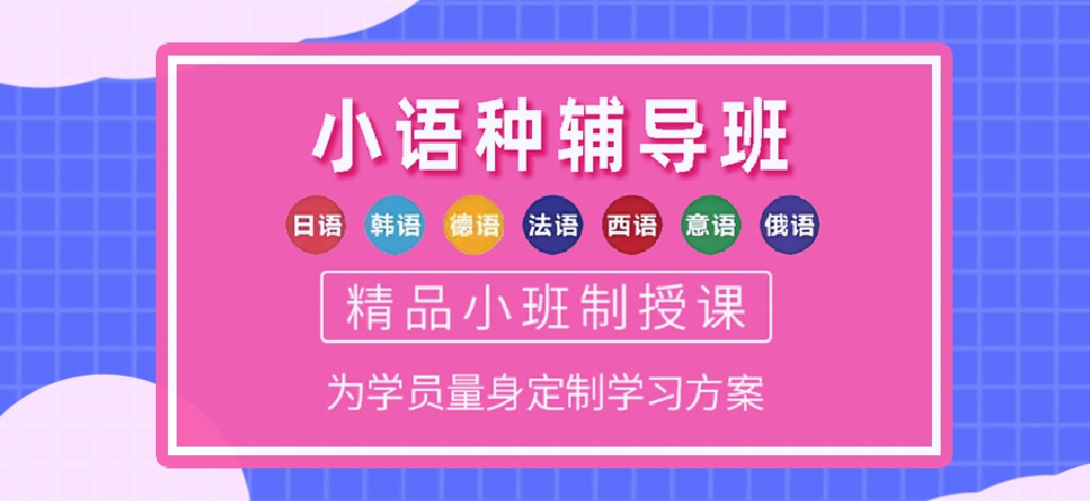 小语种培训辅导图