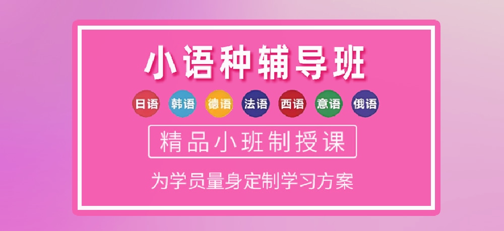 小语种培训辅导图